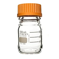 Pyrex Round Media Storage Bottle with GL45 Screw