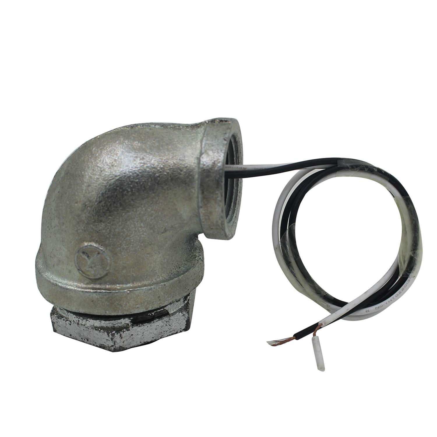 ROOwarMer Industrial lamp Holder for Industrial Steampunk Ceiling Light Vintage Pipe Wall Light 1/2 3/4 1 1-1/4 1-1/2 inch (2 Ways 90 Degrees,3/4 inch)