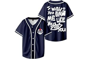 DIULEILAOMOU Lil Darkie I Wish Merch Baseball Jersey Short Sleeve Shirts Women Men Streetwear Tee Fashion Clothes