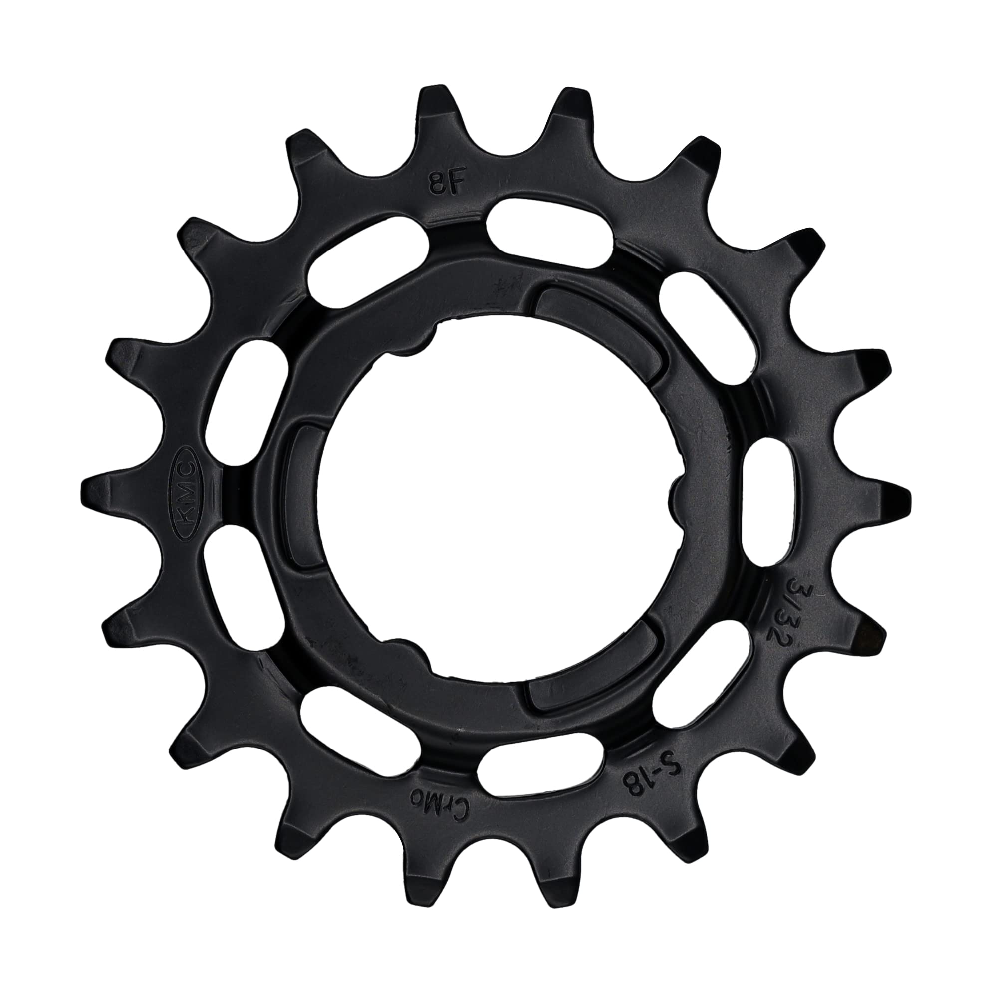 KMC Shimano Narrow Rear Sprocket, Black, 18T