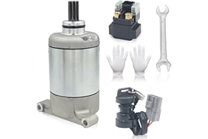 Starter for Yamaha Grizzly 550 YFM550 2009-2015, Grizzly 700 YFM700 2009-2022, Kodiak 700 2016-2022 Starter Motor, 28P-81890-