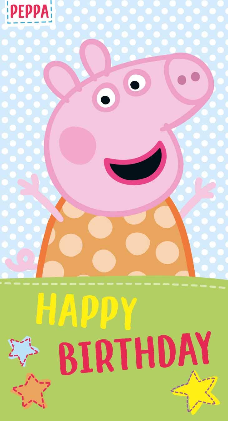 Official Peppa Pig Birthday Card - Happy Birthday