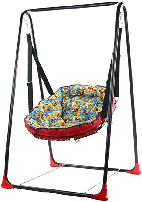 Amazon Co Jp ジャングルジム ブランコ 子供用スウィングチェアバルコニー室内椅子ベビーロッキングチェア 大人用ハンモック屋外揺りかごロッキングチェア ブランコ Color Blue おもちゃ
