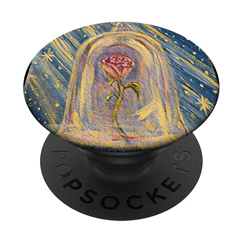 Enchanted Rose, Glass Encased Flower, Magic Fairy Tale PopSockets