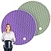 Pratipad Plus 4-in-1 Multipurpose Round Silicone Pot Holders, Trivets, Jar Openers, & Spoon Rests - Extra Thick - Set of 2
