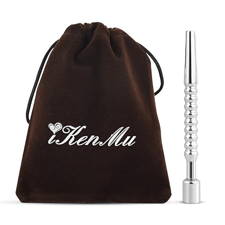 iKenMu Edelstahl Hollow Urethral Plug Sounding Dilatoren Penis Plug mit Glans Ringe Katheter(Dilator-A)