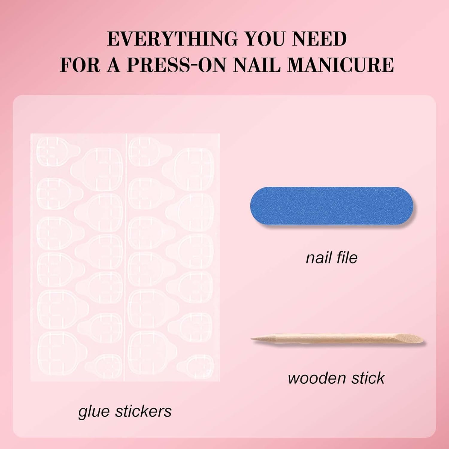 5D Embossed Flower Press on Nails Medium Square Fake Nails with Designs Colorful Floral Glue on Nails Daisy Stick on Nails Glossy Reusable Spring Summer False Nails for Women Girls Manicure 24PCS - Image 5