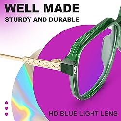 VISOONE Oversized Blue Light Blocking Glasses with