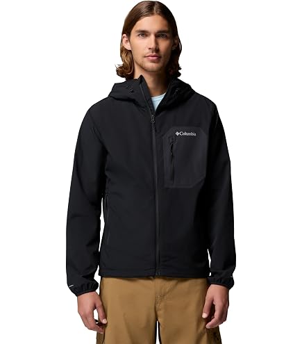 Columbia Men Omni-Shield Mt. Village Softshell Jacket (S, Navy) at