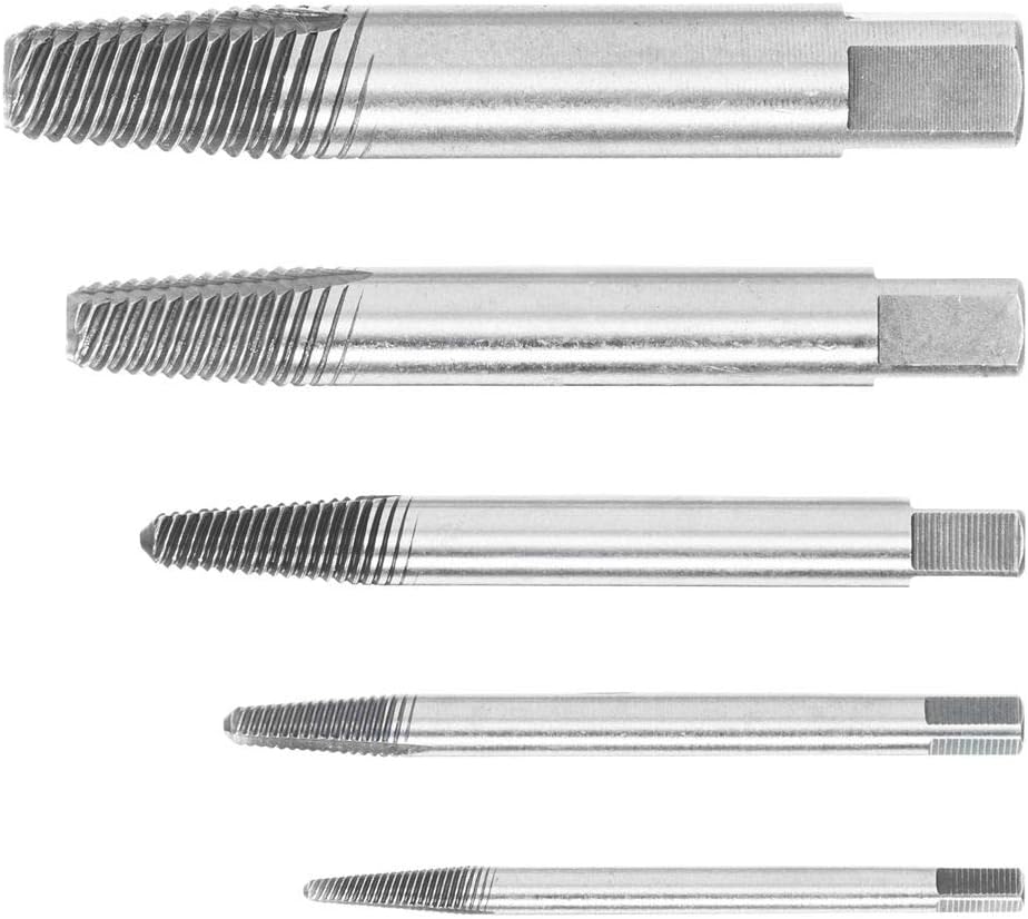 GEDORE Screw Extractor Set, Chrome Vanadium Steel, 54-56 HRC, in Plastic Box, 5 Pieces, M3-M18, Colour - Image 4
