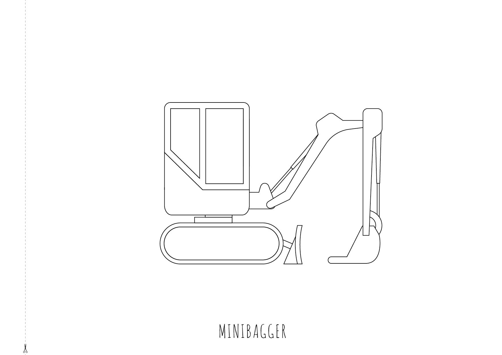 Bagger Malen Einfach