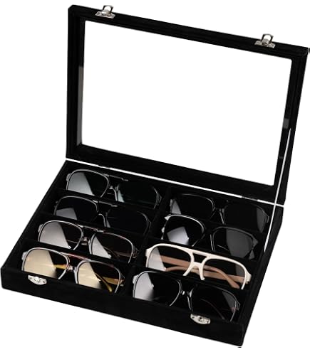 ZICOTO Beautiful Sunglass Storage Organizer For 8 Pairs - A  display picture 1