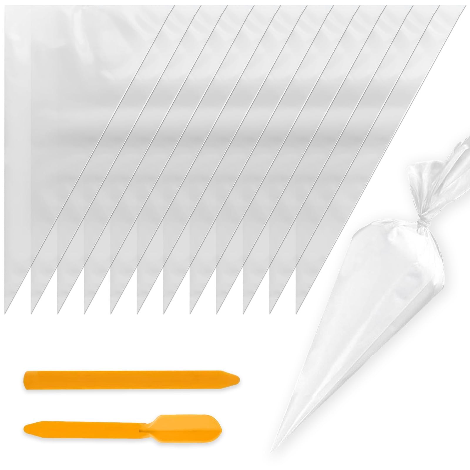 12 Pcs Grout Bag with 2 pcs Tile Caulk Tool, 45cmx 28cm Tile Grout Bag Pointing Bag, Tile Grout Masonry Bag, Suitable for Masonry Tools Grout Tools Mortar Cement Tile