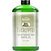 Naturalitana Eucalyptus Essential Oil 16 oz, Therapeutic Grade – Essential Oil for Diffuser, Humidifier, Bath Bombs, Soap & Candle Making