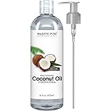 Majestic Pure Fractionated Coconut Oil - Relaxing Massage Oil, Liquid Carrier Oil for Diluting Essential Oils - Skin, Lip, Bo