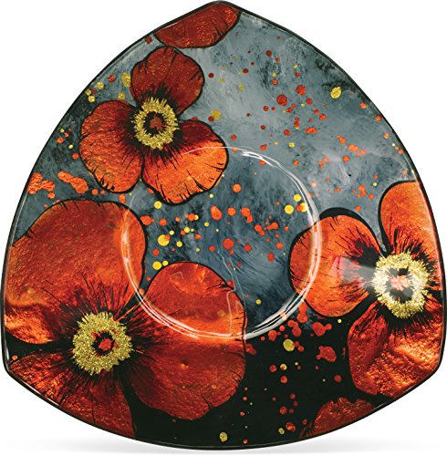 AngelStar 19481 Sunrise Poppy Plate-8" Triangle