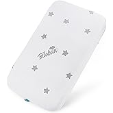 Biloban Bassinet Mattress Pad Topper 33" x 20" x 0.8", Waterproof Breathable Soft Bassinet Mattress Pad Topper Compatible wit