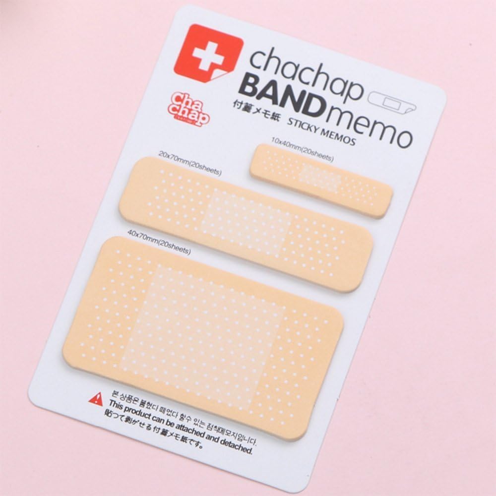 Plaster / Bandage Sticky Memo Note, 3pcs, 1 pk