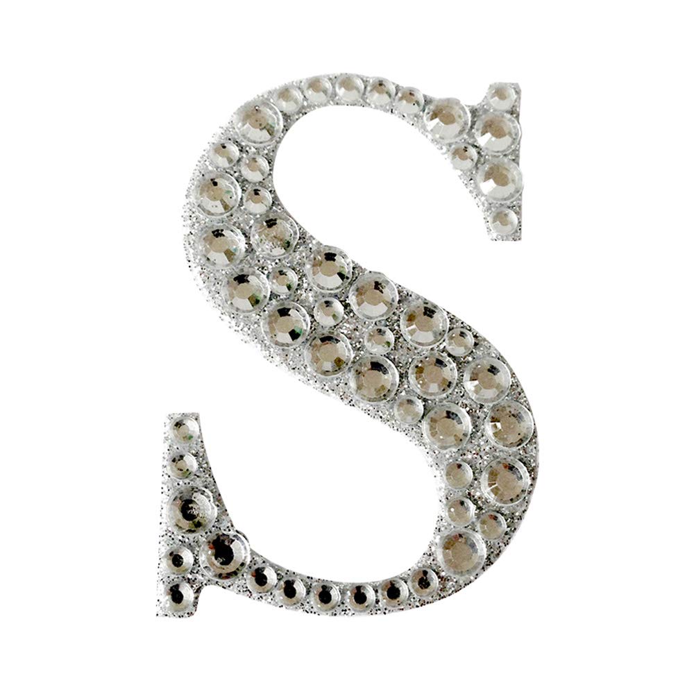Buy Large Self Adhesive Diamante Glitter Letters, Numbers, 5.5cm