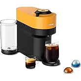 Nespresso Vertuo Pop+ Coffee and Espresso Machine by De'Longhi, Mango Yellow