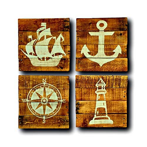 Nautical Wall Hangings / Wood Nautical Sign / Nautical