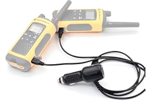 KYMATE Talkabout Y-Cable Car Charging Adapter with Dual Micro-USB for Motorola Radios Travelling Car Charger T200 T400 T460 T470 T500 T600 T800 Walkie Talkie Chargers