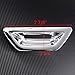 Fit 2014 2015 2016 Nissan X-Trail T32 Rogue CHROME Rear Trunk Door Handle Cup Bowl Cover Trim