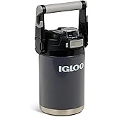 Igloo Rival Fusion 54OZ Insulated Water Jug, Large Water Bottle, Sports Water Jug, Grey