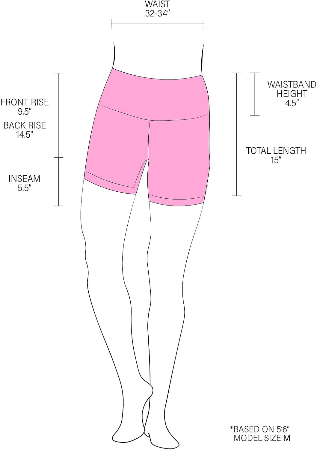 Yogalicious High Waist Ultra Soft Lightweight Biker Shorts - 3.5", 5" at  Women’s Clothing store