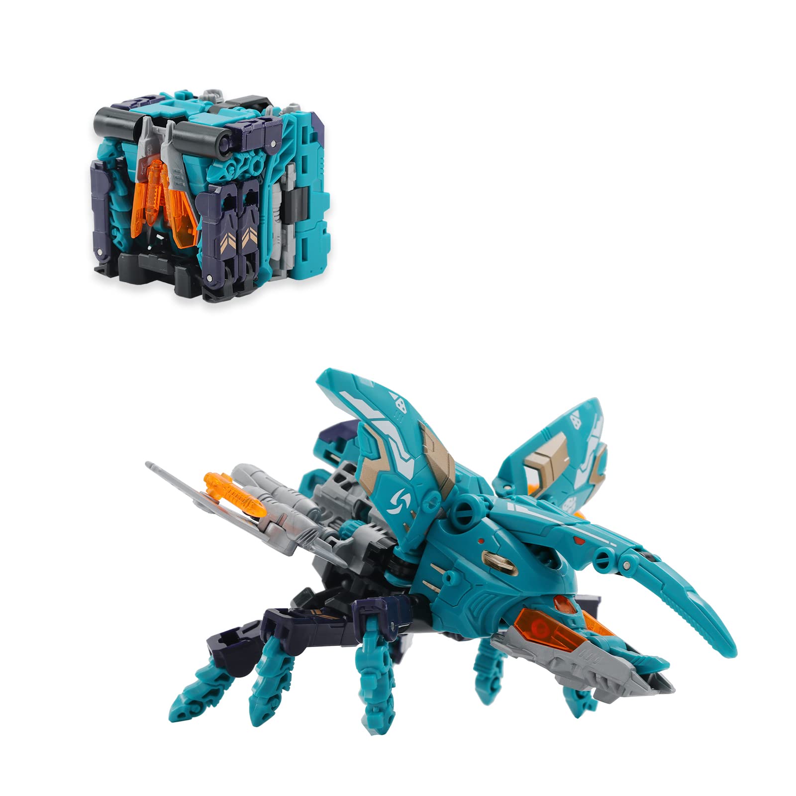 Photo 1 of 52TOYS BEASTBOX BB-40ZE Zephyr Deformation Toys Action Figure, Converting Toys in Mecha and Cube, Perfect Birthday Party Gift for Teens and Adults