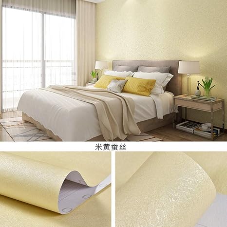 Amazon Diy 家具 壁 キッチン 灰色の粘着紙の壁紙 寝室の暖かい装飾壁ステッカー壁紙 イエロー5 60x500cm 壁紙 Amazon Diy 家具 壁 キッチン 灰色の粘着紙の壁紙 寝室の暖かい装飾壁ステッカー壁紙 イエロー5 60x500cm 壁紙