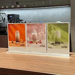 newnewshow Acrylic Sign Holder 11x8.5 Inch 3 Pack