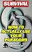 Survival: How To Actually Use Your Paracord