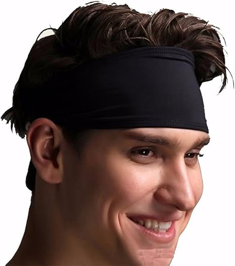 Jjunlim Unisex Sport Headband Women Men Sweat Head Band Elastic