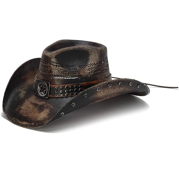 Stampede Hats Golden Eagle カウボーイハット Stampede Hats Women's Cowgirl Orange Studded Vintage Western
