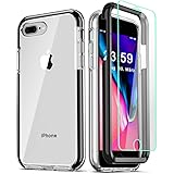 COOLQO iPhone 8+/7+/6S/6+ Case: 3-in-1 Clear