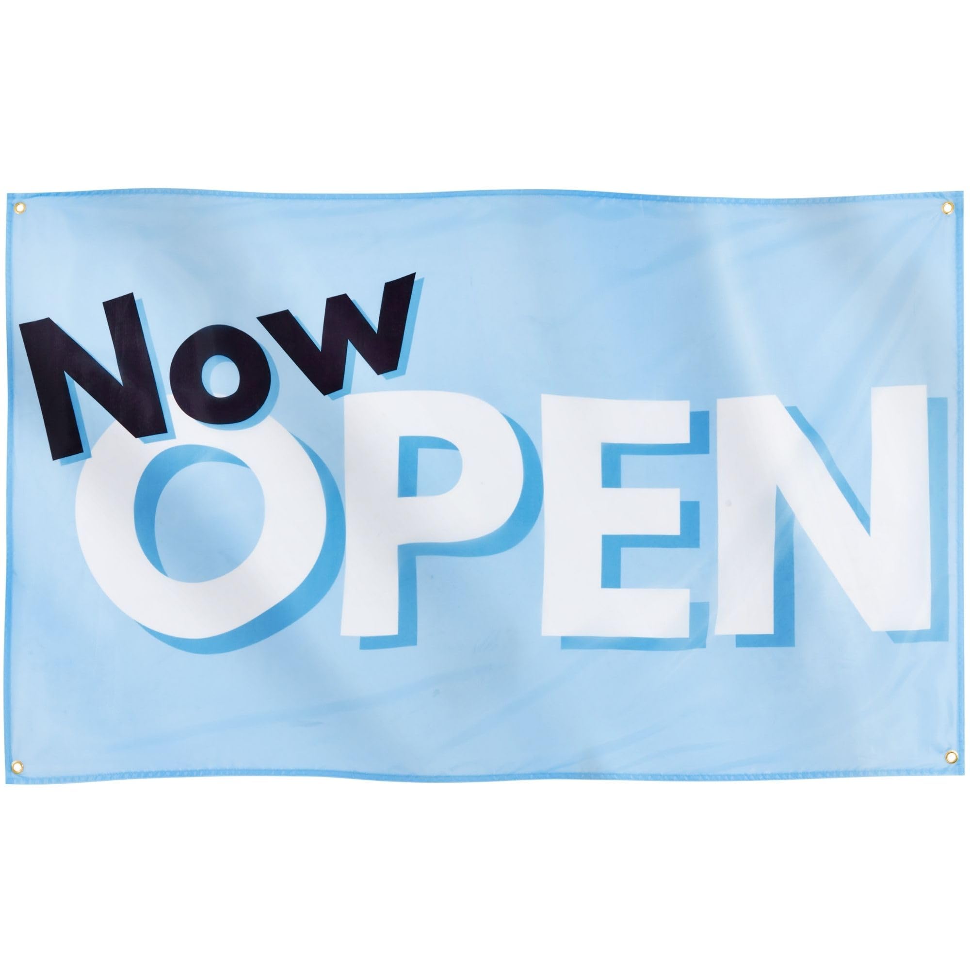 Runesol Open Flag, 91x152cm, 3ft x 5ft, 4 Grommets, Eyelet In Every Corner, Now Open, Signage Flag, Advertisement Banner, Premium Flags, Inside, Outside, Vivid Colours — image 1