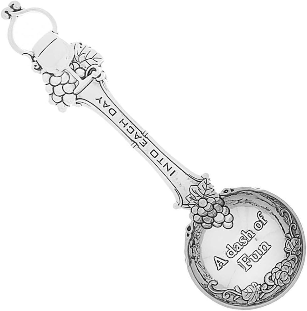 Measure of Happiness Wineglass Keepsake Teaspoon - A Dash of Fun
