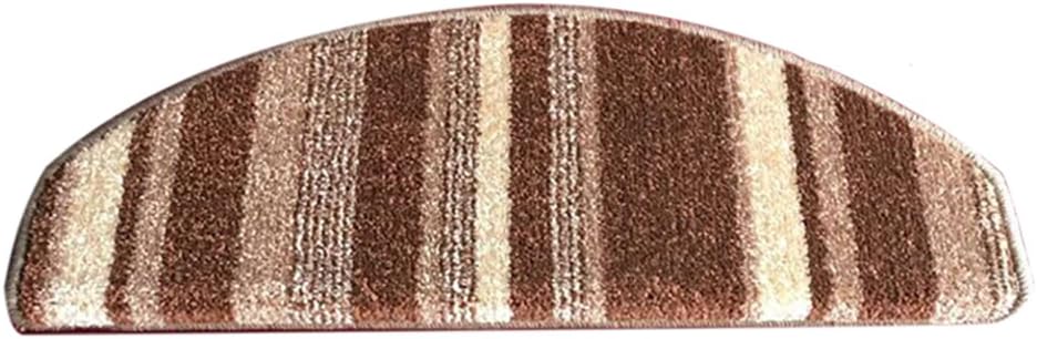 ZZHF Simple/Stripe Self-adhesive Stair Mat/European Stairs Carpet/Anti-corrosion Protection Pad carpet underlay (Color : A, Size : 65 * 24cm-(A pack of 1))