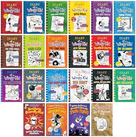Diary Wimpy Kid Box Set-12 Vol (New): Jeff Kinney: 9780241437872