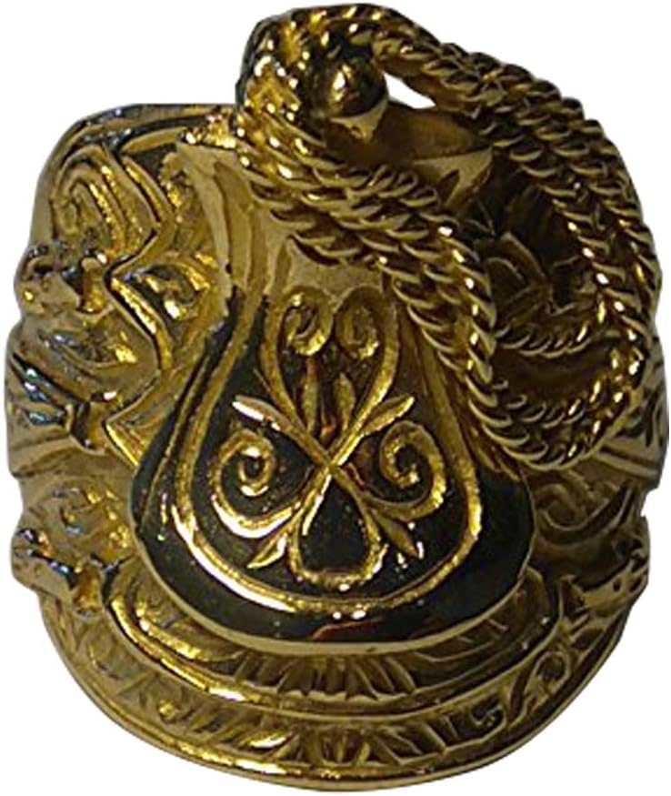 Horses Saddle Cast in Jewellers Bronze and Dipped in 9ct Gold 20 grams (25 x 20 mm) Size Z+1