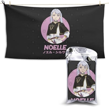 Amazon Co Jp ブラッククローバー ノエルシルバ1ソフトバスタオルスーパー吸収剤 ホーム キッチン