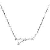 PAVOI 14K Gold Plated Astrology Constellation Horoscope Zodiac Necklace 16-18