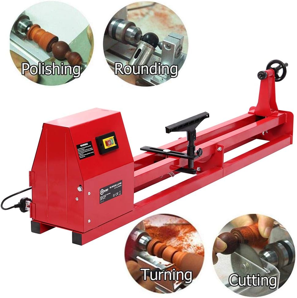 Benchtop Lathes Woodworking Lathe Machine for Table Wood DIY Tool for