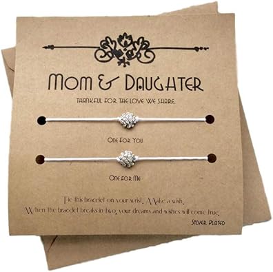 Amazon Com Lemon Art Studio Mother Daughter Bracelet Gifts For