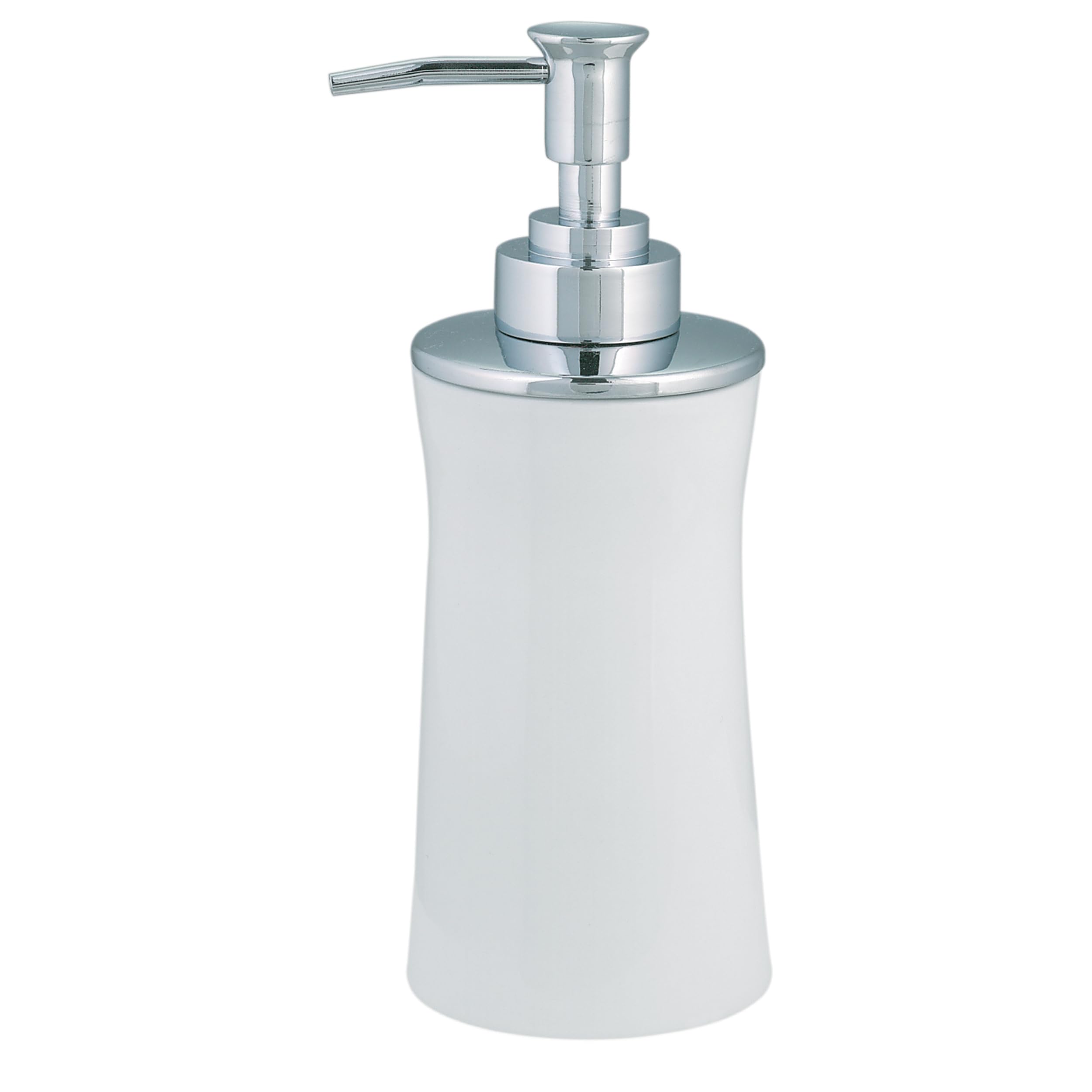 Spirella 10.01765 Malibu Soap Dispenser Porcelain White 18 cm x 7 cm,White