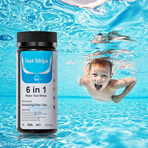 Hot Tub Test Strips 6 in 1 Spa Test Strips 100 Count, Best Water Test