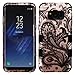 MyBat Cell Phone Case for SAMSUNG Galaxy S8 - Phoenix Flower (2D Rose Gold)/Black