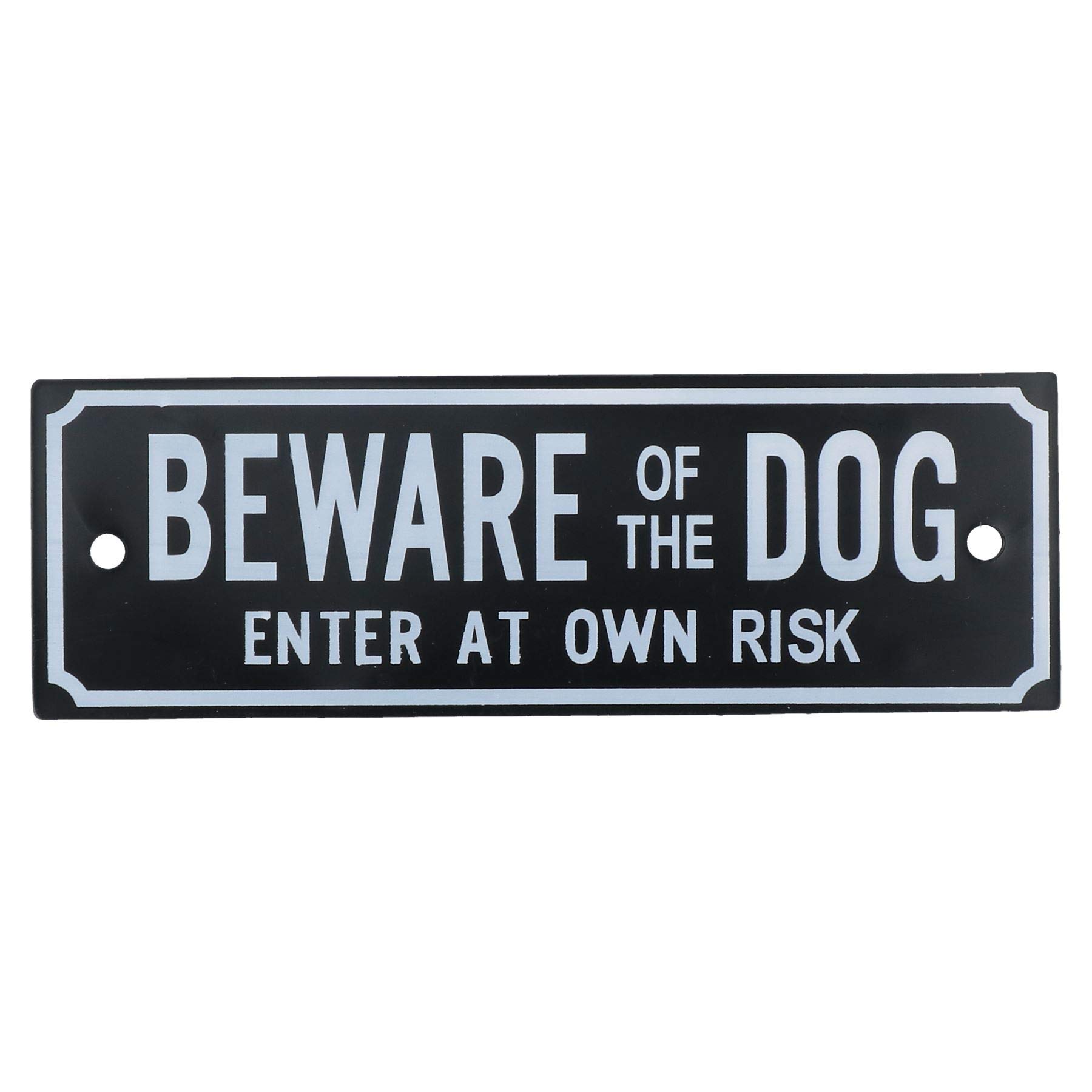 AB Tools Beware Of The Dog Enter At Own Risk Home Gate Dog Warning Sign — image 1