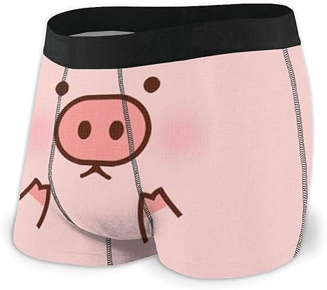 Amazon Co Jp 人気新品 ピンク子豚 大人の男性用平角パンツ 青少年男の人透気ボクサー 薄い下着 特製同人周辺服飾小物 カスタム印刷 立体設計の四角いインナー Chic贈り物 S ホーム キッチン